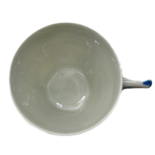 ROYAL COPENHAGEN (ロイヤル・コペンハーゲン) カップ&ソーサー ソーサー欠け有 顔付き ブルーフルーテッド・フルレース