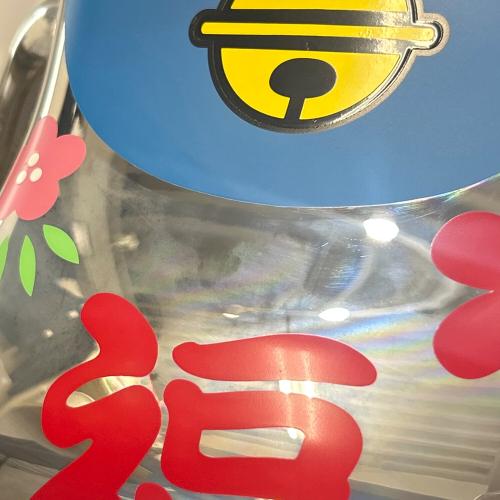 BEAR BRICK (ベアブリック) フィギュア 招き猫ペコちゃん 福銀メッキ 1000%