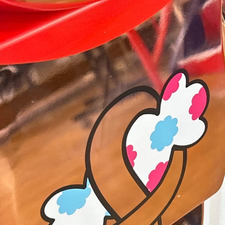 BEAR BRICK (ベアブリック) 招き猫ペコちゃん 金運ダブル小判 桃