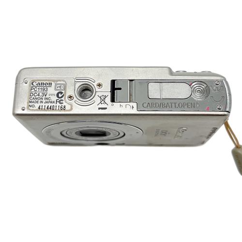CANON (キヤノン) コンパクトデジタルカメラ キズ有 PC1193 620万画素(総画素) 1/2.5型CCD 専用電池 ISO80～800 15～1/1500 秒 4114401168