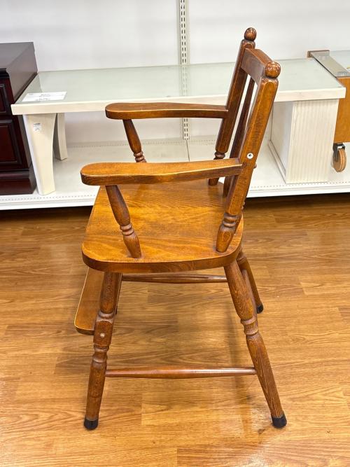 柏木工 (カシワモッコウ) キッズチェア ブラウン 小ガタつき有