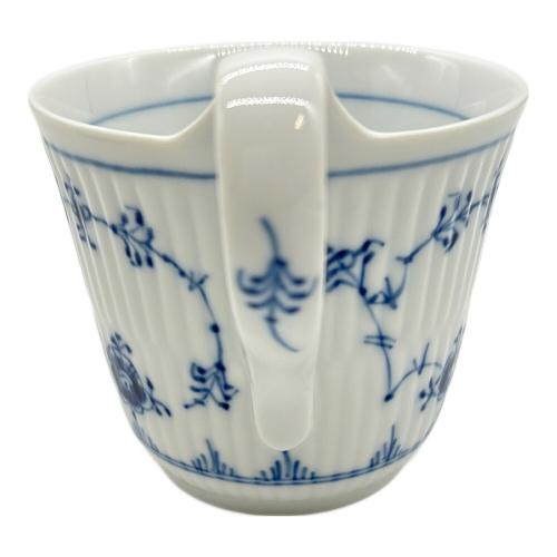 ROYAL COPENHAGEN (ロイヤル・コペンハーゲン) ハイハンドルカップ&ソーサー ブルーフルーテッド・プレイン