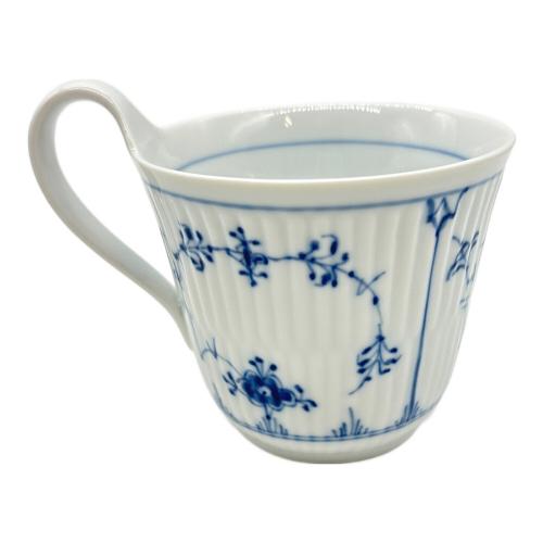 ROYAL COPENHAGEN (ロイヤル・コペンハーゲン) ハイハンドルカップ&ソーサー ブルーフルーテッド・プレイン