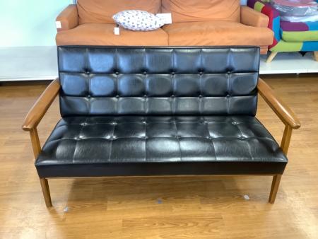 カリモク60 (カリモクロクマル) Kチェア2シーター ブラック