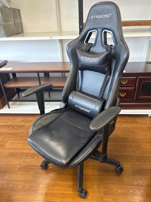 GT RACING (ジーティーレーシング) ゲーミングチェア ブラック 29 アーム付 GTBEE 合皮