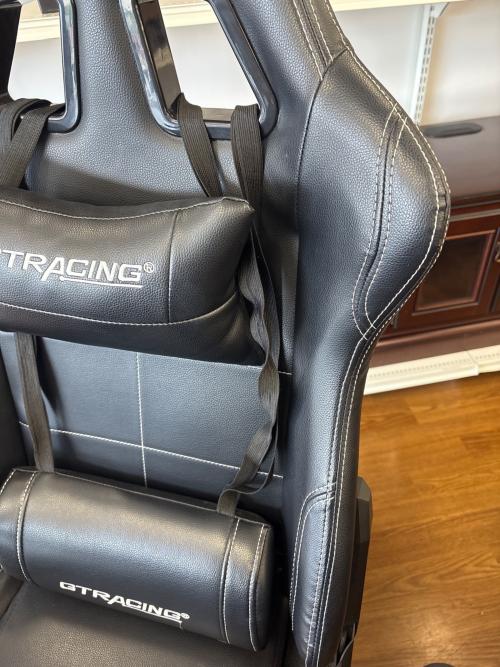 GT RACING (ジーティーレーシング) ゲーミングチェア ブラック 29 アーム付 GTBEE 合皮