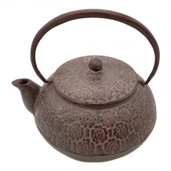 岩鋳 (イワチュウ) 鉄器急須 花柄