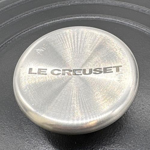 LE CREUSET (ルクルーゼ) 両手鍋 SIZE 24cm ブラック ココット・ロンド