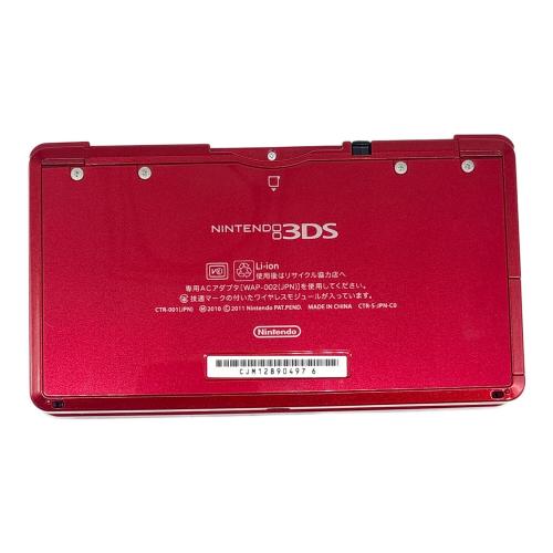 Nintendo (ニンテンドー) 3DS METALLIC RED CTR-001 動作確認済み CJM128904976