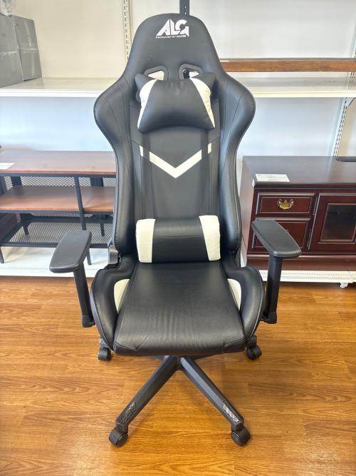 ALLONE ゲーミングチェア ブラック×ホワイト 132 キャスター付 合皮