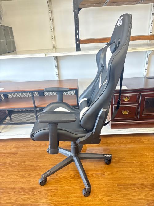 ALLONE ゲーミングチェア ブラック×ホワイト 132 キャスター付 合皮