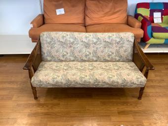 karimoku (カリモク) コロニアルソファー ベージュ 花柄 2人掛け WC1002CK ファブリック