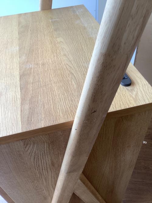 ISSEIKI キャビネット ナチュラル 203 2枚扉 引出付き ACHESCO