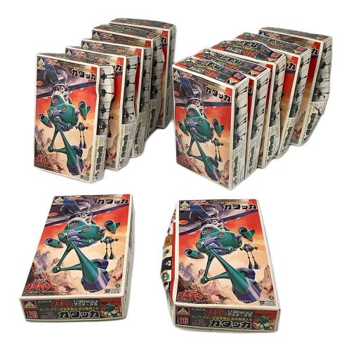 アオシマ 伝説巨神イデオン 一般兵士用ガタッカ 1/30スケール プラモデル 12箱まとめ 箱ダメージ有