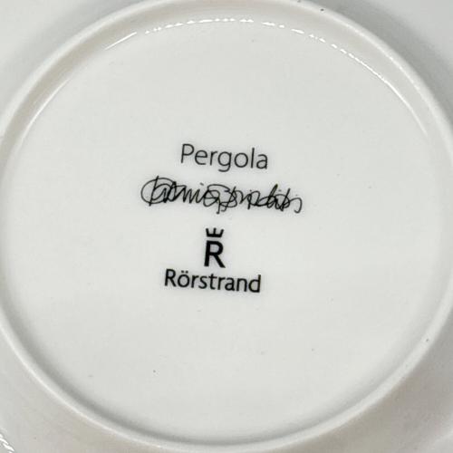 Rorstrand (ロールストランド) カップ&ソーサー 本体のみ Pergola 2Pセット