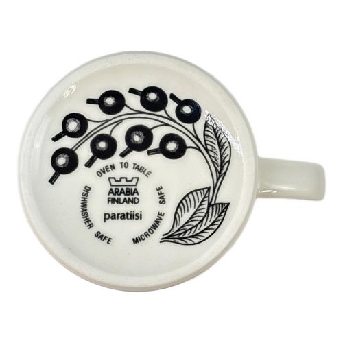 ARABIA (アラビア) カップ&ソーサー 約180ml Paratiisi ブラック