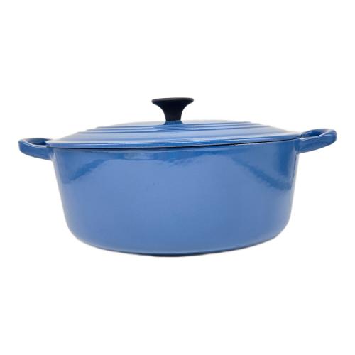 LE CREUSET (ルクルーゼ) 両手鍋 SIZE 25 ネイビー ココット・オーバル