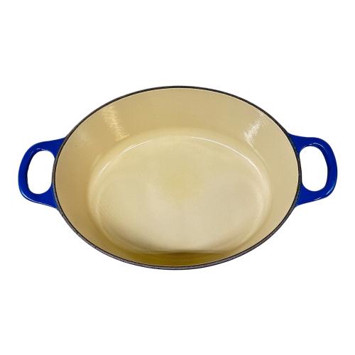 LE CREUSET (ルクルーゼ) 両手鍋 SIZE 25 ネイビー ココット・オーバル