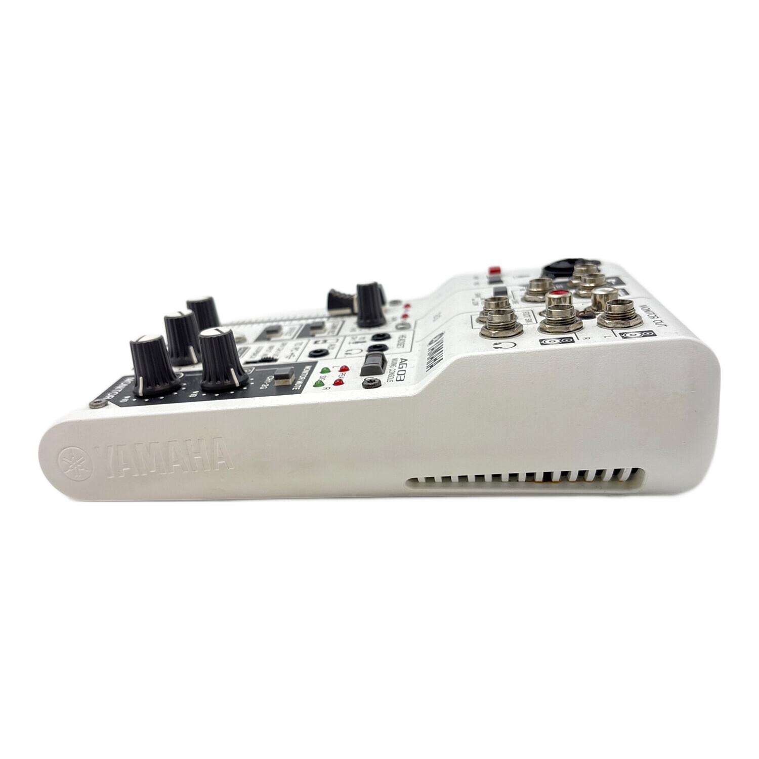 YAMAHA (ヤマハ) ウェブキャンスティングミキサー AG03 2021年製 通電