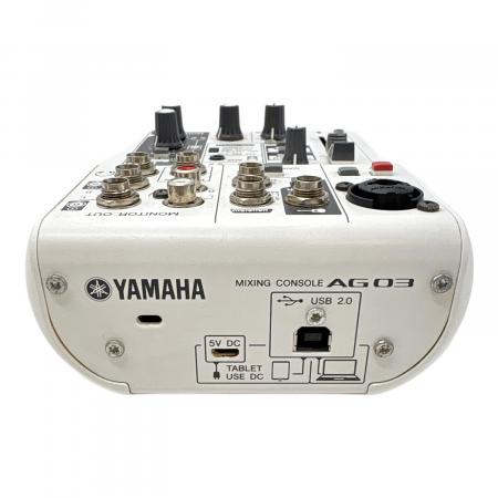 YAMAHA (ヤマハ) ウェブキャンスティングミキサー AG03 2021年製 通電