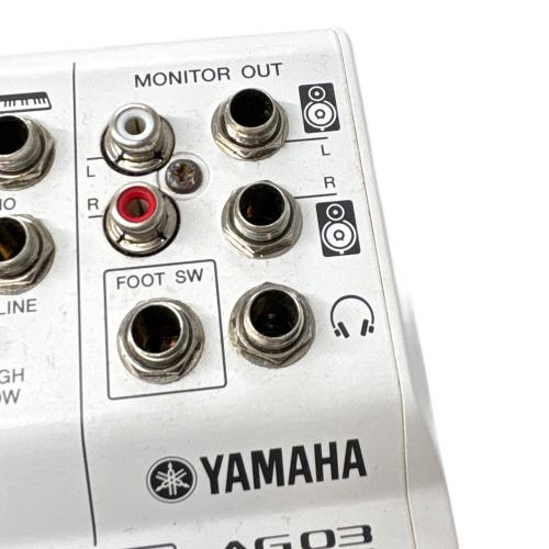 YAMAHA (ヤマハ) ウェブキャンスティングミキサー AG03 2021年製 通電