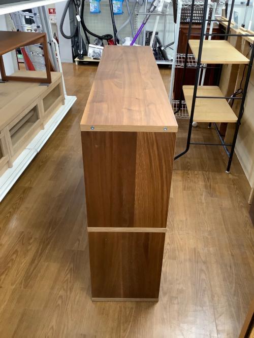 無印良品 (ムジルシリョウヒン) スタッキングシェルフ ブラウン 2段×3