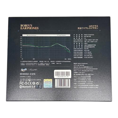 水月雨(MoonDrop) (スイゲツアメ(ムーンドロップ)) ワイヤレスイヤホン (崩壊：スターレイル) コラボモデル Robin's Earphones USB-typeC