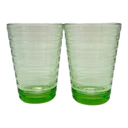 iittala (イッタラ) タンブラー アップルグリーン 11cm アイノアアルト 2Pセット