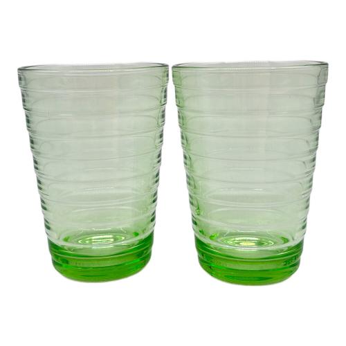 iittala (イッタラ) タンブラー アップルグリーン 11cm アイノアアルト 2Pセット