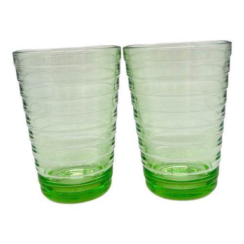 iittala (イッタラ) タンブラー アップルグリーン 11cm アイノアアルト 2Pセット