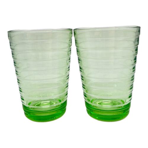 iittala (イッタラ) タンブラー アップルグリーン 11cm アイノアアルト 2Pセット