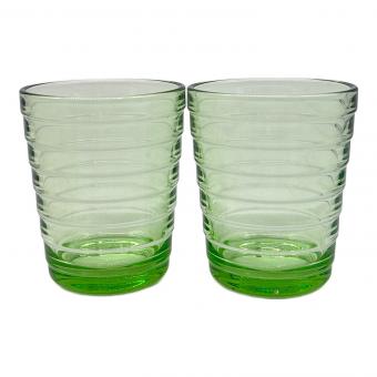 iittala (イッタラ) タンブラー アップルグリーン 9cm アイノアアルト 2Pセット