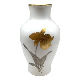 大倉陶園 (オオクラトウエン) 花瓶 金蝕カトレア