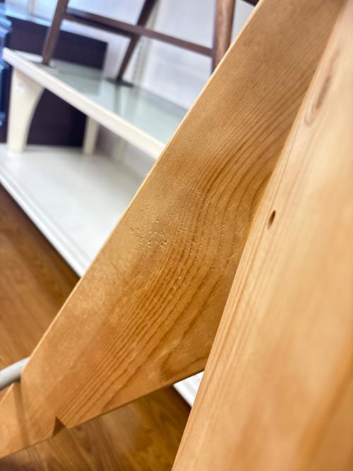 M&M FURNITURE (エムアンドエム) スツール ナチュラル×レッド 325