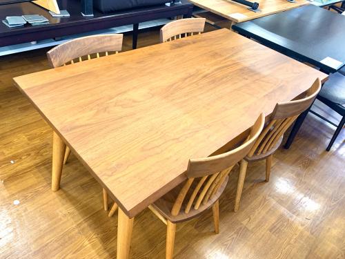 柏木工 (カシワモッコウ) ダイニング5点セット JG31UM ウォールナット+ナラ材