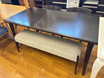 KL-73【新入荷　リサイクル品】ダイニング3点セット　グレー×白 カテゴリ：ダイニングセット・テーブル｜在庫：あり】商品一覧｜中古
