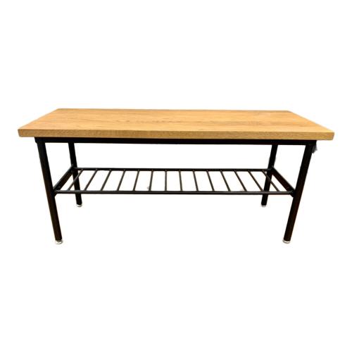 niko and ... FURNITURE & SUPPLY (ニコアンド ファニチャーアンドサプライ) ホワイトオークベンチ ブラウン 2人掛け