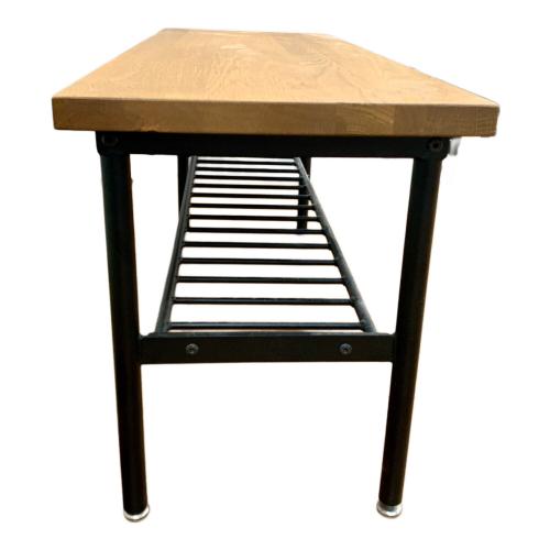 niko and ... FURNITURE & SUPPLY (ニコアンド ファニチャーアンドサプライ) ホワイトオークベンチ ブラウン 2人掛け