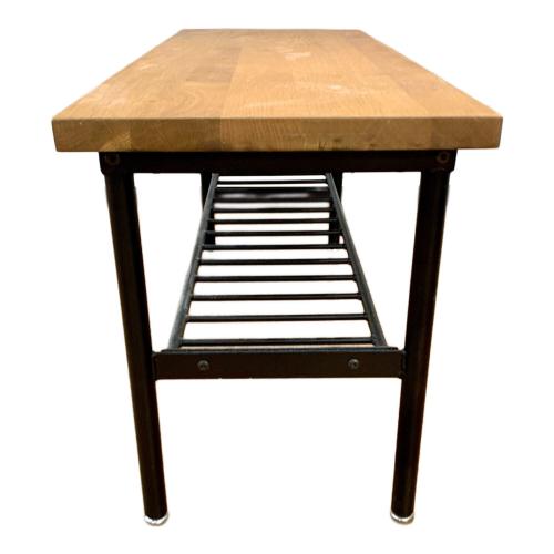 niko and ... FURNITURE & SUPPLY (ニコアンド ファニチャーアンドサプライ) ホワイトオークベンチ ブラウン 2人掛け