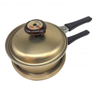 しばのキッチン (シバノキッチン) 片手鍋 ゴールド アルマイト製品 3Pセット