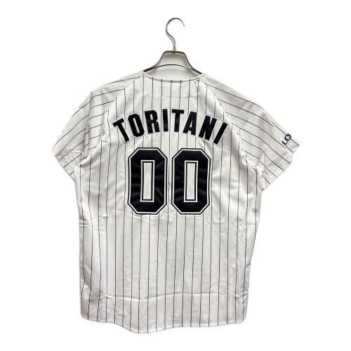 千葉ロッテマリーンズ (チバロッテマリーンズ) 応援グッズ Mサイズ ブラック×ホワイト 鳥谷 MIZUNO ユニフォーム レプリカ