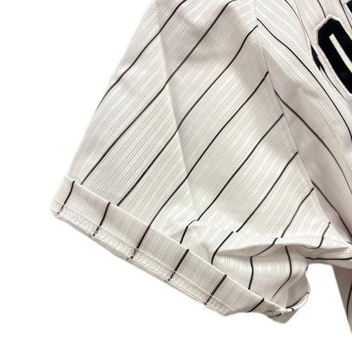 千葉ロッテマリーンズ (チバロッテマリーンズ) 応援グッズ Mサイズ ブラック×ホワイト 鳥谷 MIZUNO ユニフォーム レプリカ