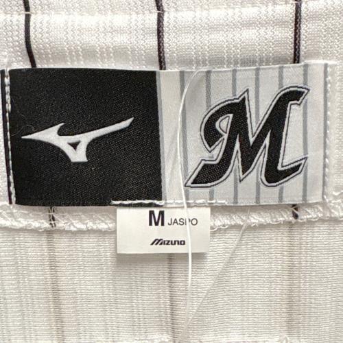 千葉ロッテマリーンズ (チバロッテマリーンズ) 応援グッズ Mサイズ ブラック×ホワイト 鳥谷 MIZUNO ユニフォーム レプリカ