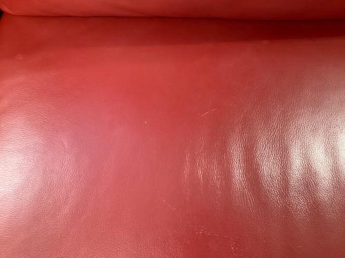 ニトリ 電動リクライニングソファー レッド 311 本革