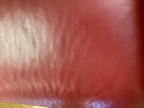 ニトリ 電動リクライニングソファー レッド 311 本革