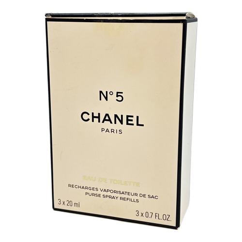 CHANEL (シャネル) オードトワレ ※一本欠品 N°5 パース スプレイ 20ml×2 残量80%-99%
