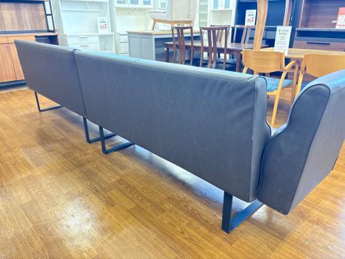 ニトリ リビングダイニングソファー ダークブラウン DL332 合皮