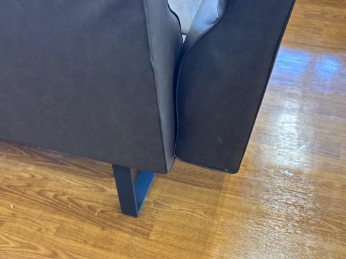 ニトリ リビングダイニングソファー ダークブラウン DL332 合皮