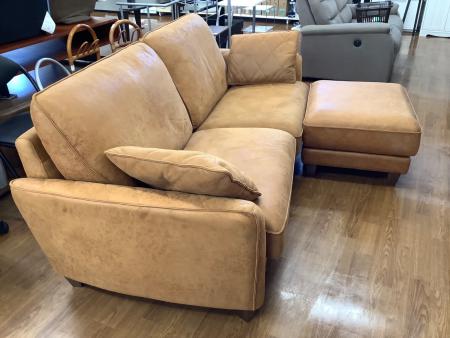 インテリア多様調和！フレックスフォルムのコロンバス3シーターソファ RELAX FORM (リラックスフォーム) 3人掛けソファー オットマン付