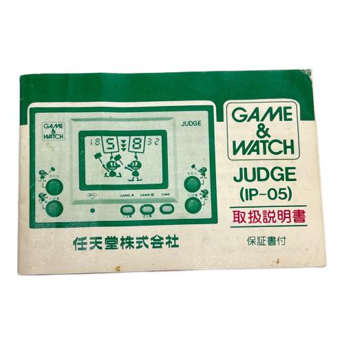 Nintendo (ニンテンドー) GAME&WATCH JUDGE ジャンク品として 動作未確認 -